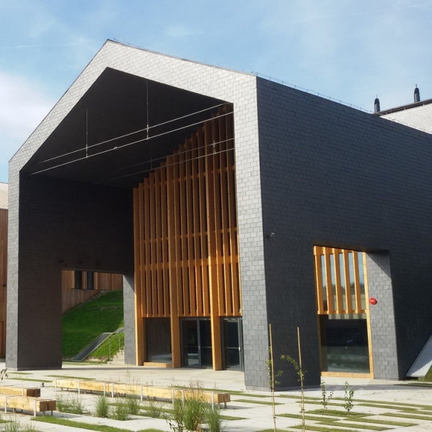 Łupek w ogniu - dach i elewacja