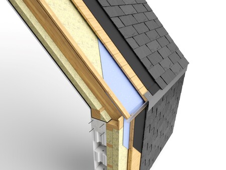 Dach bez okapowy - bez rynny