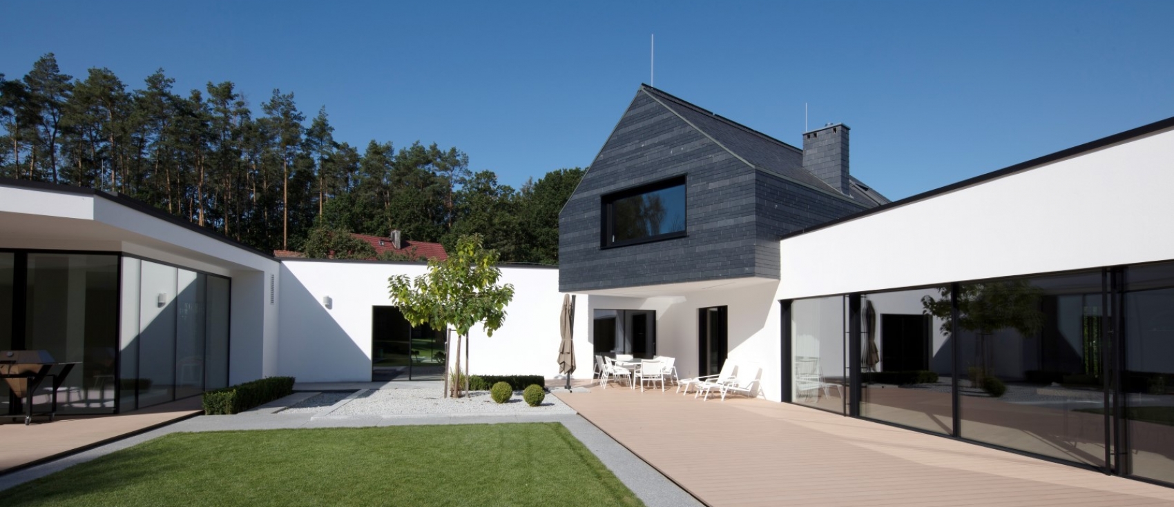 Nowoczesna architektura willi w Szydłowie