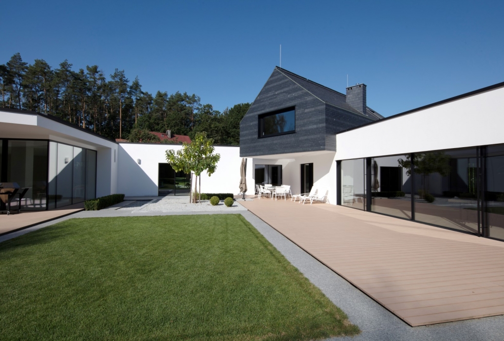 Nowoczesna architektura willi w Szydłowie